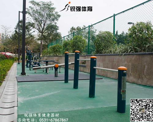 做的莱芜区某小区户外健身中心