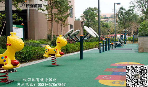 做的莱芜区某小区户外健身中心