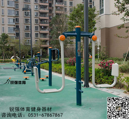 做的莱芜区某小区户外健身中心
