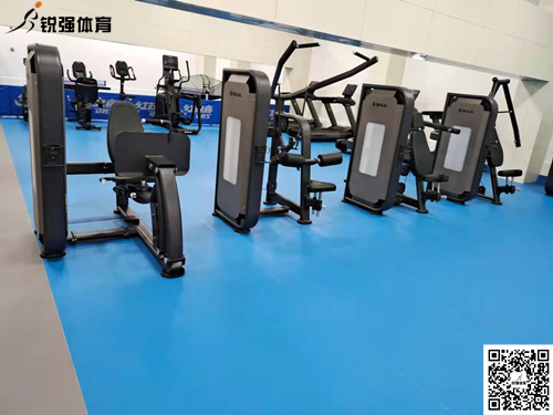 济南某单位健身房提供的力量器械集团提供的跑步机提供的杠铃、小飞鸟、