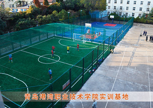 为青岛港湾职业技术学院打造健身实训基地