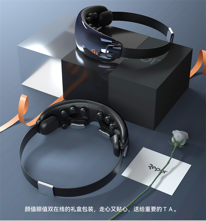 详情页1080_23.jpg 眼部按摩器RP-I50,根据国人眼型设计,机身弧度更贴合眼眶,贴心预留立体凹槽,保护眼球,